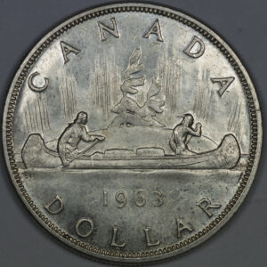 1963 1 Dollar - Elizabeth II 1st portrait Silver C192