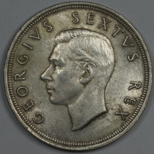 South Africa 5 Shillings, 1952, 300th Anniversary - Founding of Capetown Silver C198