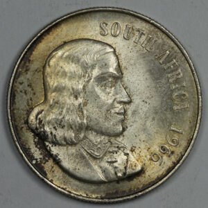 1966 1 Rand Afrikaans Legend - SOUTH AFRICA Silver C203