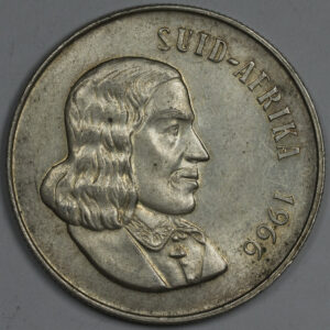 1966 1 Rand Afrikaans Legend - SOUTH AFRICA Silver C204