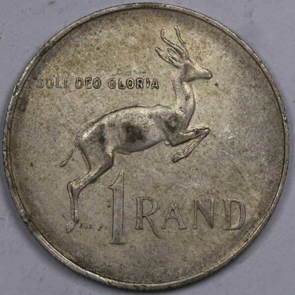 1967 1 Rand Afrikaans Legend - SOUTH AFRICA Silver C219 - Image 2
