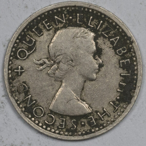 1962 3 Pence - Elizabeth II 1st portrait C222 - Image 2