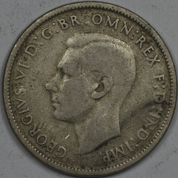 1947 1 Florin - George VI Silver Coin C220 - Image 2