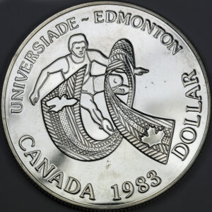 1980 1 Dollar - Elizabeth II Arctic Territories Silver C243