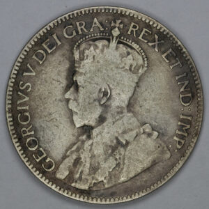Alternative view of 1919 25 Cents - George V C251