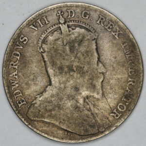 Alternative view of 1910 10 Cents - Edward VII C254