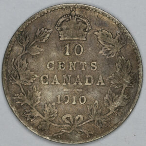 1910 10 Cents - Edward VII C254