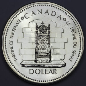 Alternative view of 1977 1 Dollar - Elizabeth II Silver Jubilee C258
