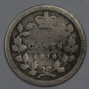 Alternative view of 1870 5 Cents - Victoria C265