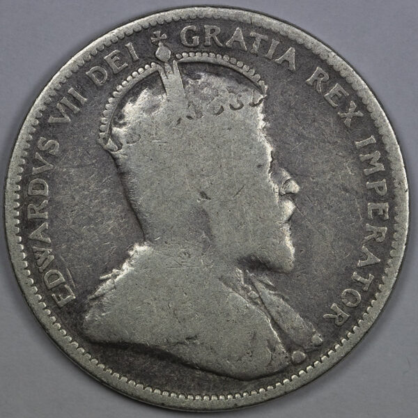 1902 25 Cents - Edward VII C278 - Image 2