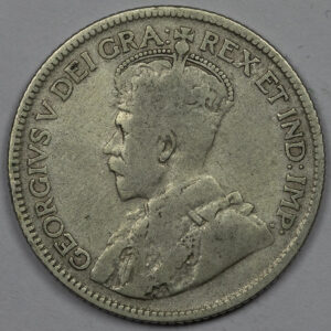 Alternative view of 1934 25 Cents - George V C281