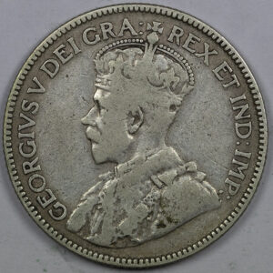Alternative view of 1930 25 Cents - George V C285