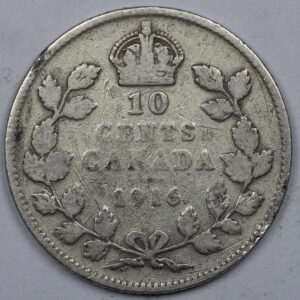 1916 10 Cents - George V C288