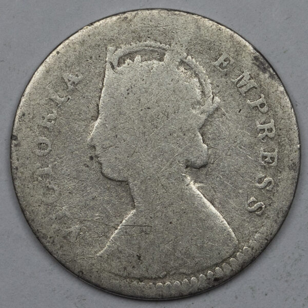 1893 2 Annas - Victoria C290 - Image 2