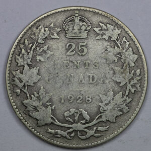 1928 25 Cents - George V C279
