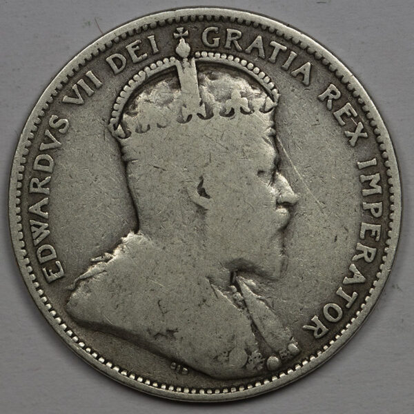 1910 25 Cents - Edward VII C277 - Image 2