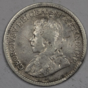 Alternative view of 1914 5 Cents - George V C291