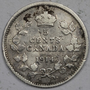 1914 5 Cents - George V C291
