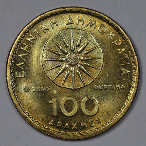 100 δραχμές 2000 UNC C301
