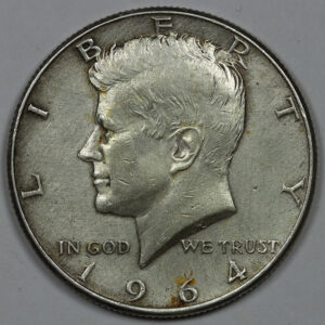 Lot 5x Silver Half Dollars C307 - Image 3