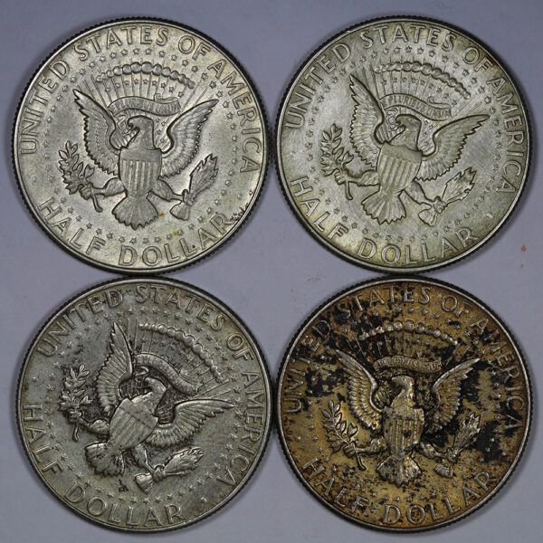 Lot 5x Silver Half Dollars C307 - Image 2