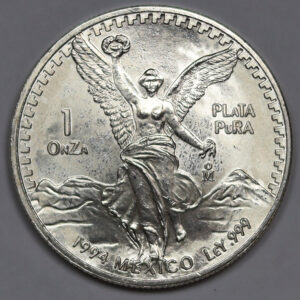 Alternative view of Silver Ounce 1994 Libertad, Coin from Mexico C313
