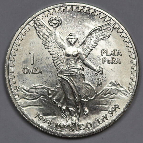 Silver Ounce 1994 Libertad, Coin from Mexico C313 - Image 2
