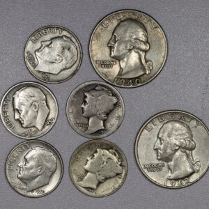 LOT 7 Coins USA SILVER C324