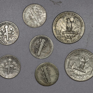 Alternative view of LOT 7 Coins USA SILVER  C324